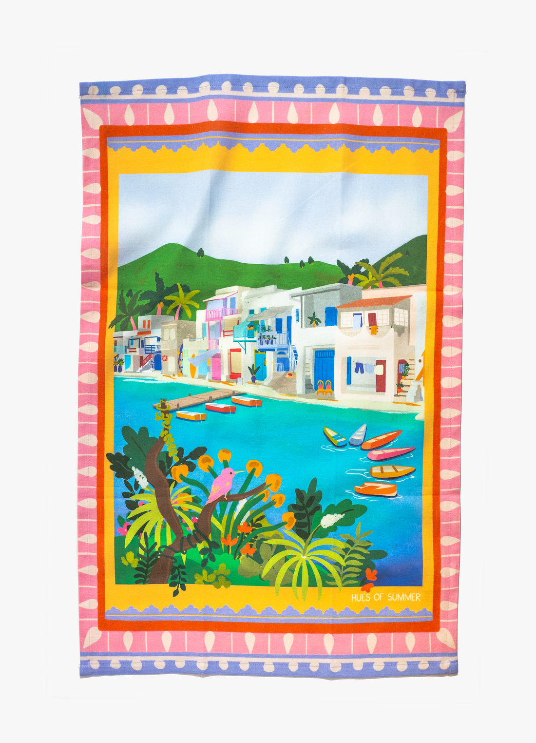 Summer In Klima Tea Towel