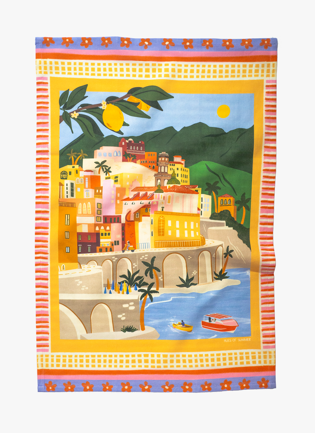 Under the Amalfi Sun Tea Towel