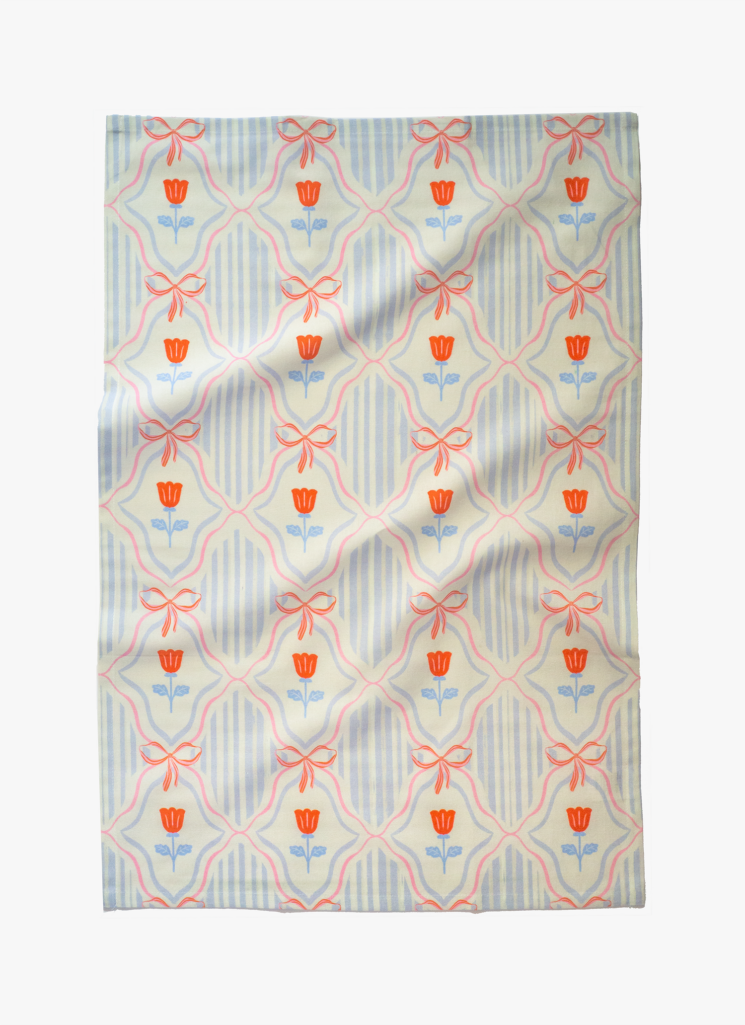 Tulip Knots Tea Towel